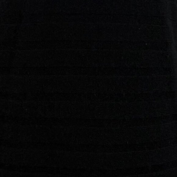 Saks Fifth Avenue Sweater Women's S/P Cashmere Long Sleeve Wide Ribbed Black - Picture 7 of 12